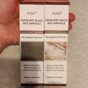 Nofitp Exfoliant Black and White Rice Ampoule Set